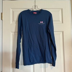 Blue long sleeve tee, small